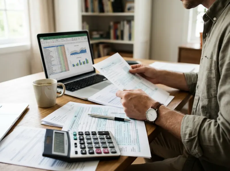 Investment growth chart comparing portfolios with integrated tax strategy versus fragmented planning approaches over twenty years